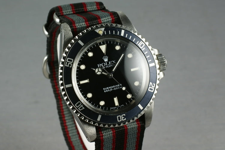 Rolex Submariner 5513 L serial on Nato