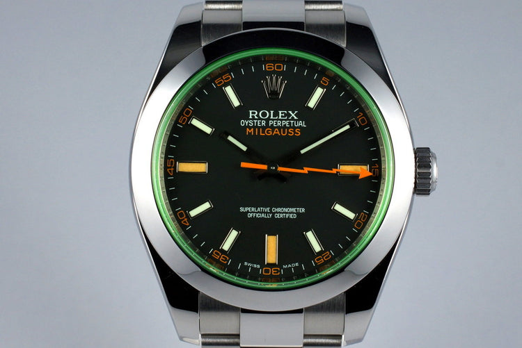 2009 Rolex Milgauss Green 116400V