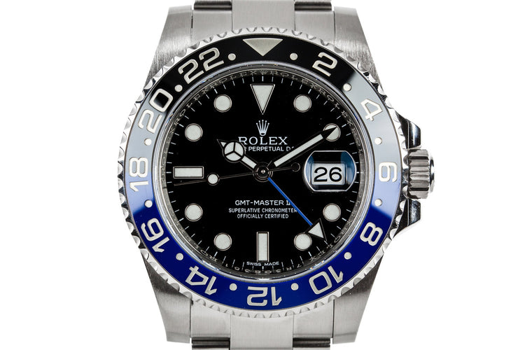 2015 Rolex GMT-Master II 116710 BLNR with Box and Papers