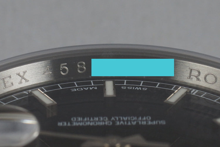 2015 Rolex DateJust 116234 Black Dial