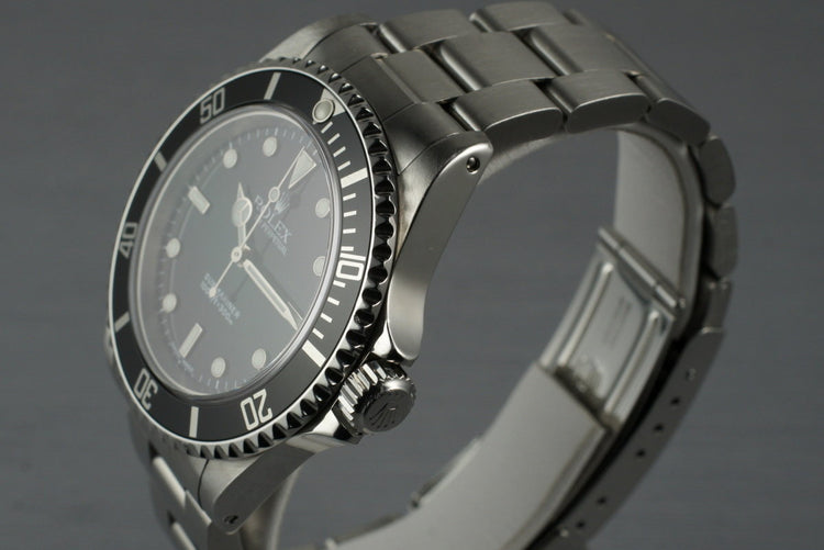 2001 Rolex Submariner 14060M with Box and Papers