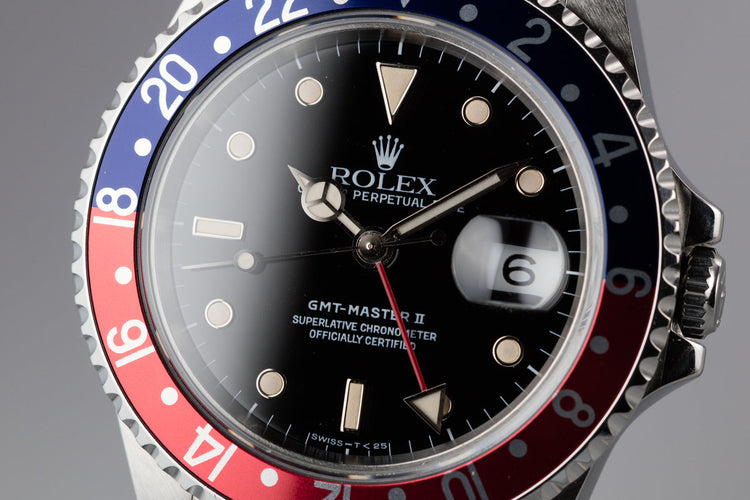 1989 Rolex GMT-Master II 16710 "Pepsi" with Box