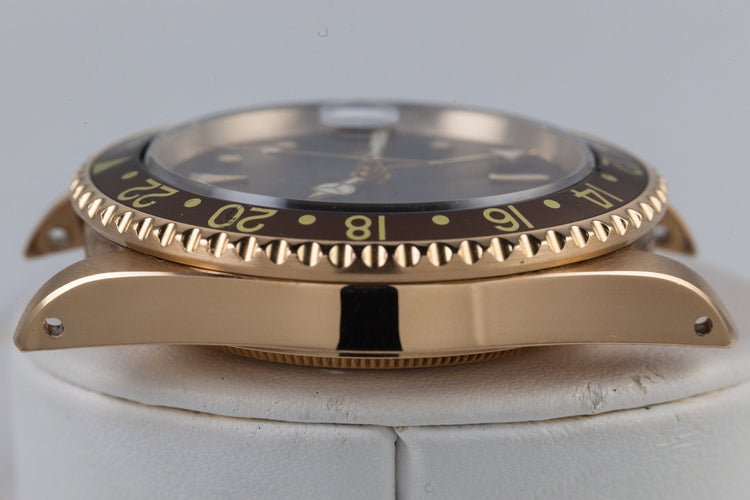 1984 Rolex YG Root Beer GMT 16758