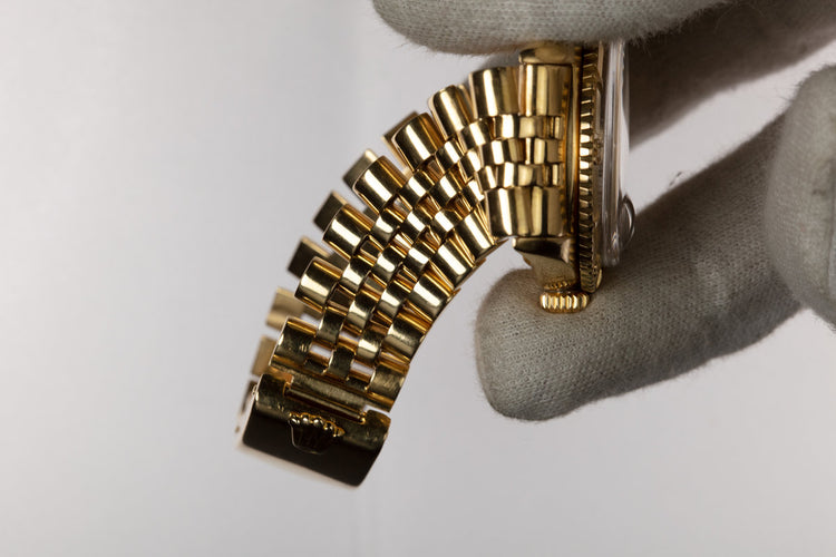 1956 Rolex 18K YG DateJust 6609 "Thunderbird" with Service Papers