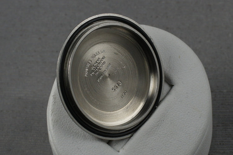 Rolex Submariner 5513 with feet first serif dial