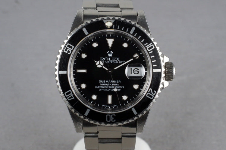 1993 Rolex Submariner 16610 with Box and Papers