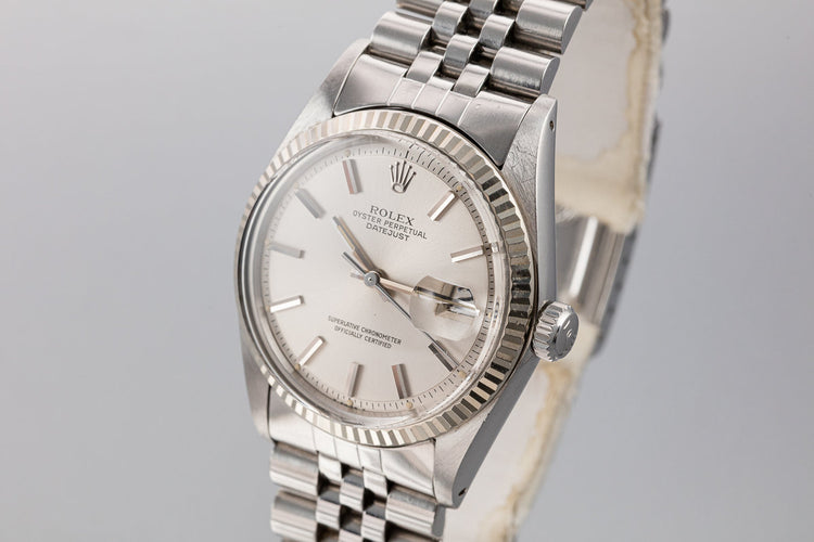 1975 Rolex DateJust 1601 Silver Dial