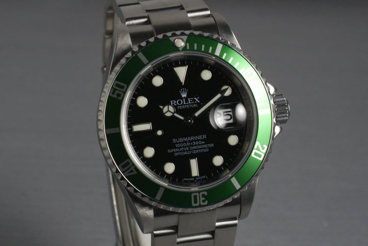 2009 Rolex Submariner 16610V with Box and Papers