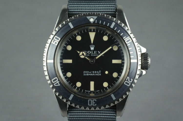 1968 Rolex Submariner 5513 Meters First