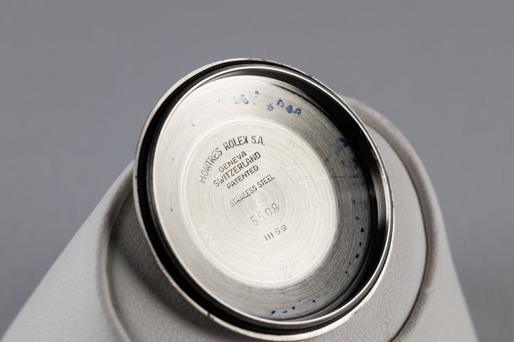 1959 Rolex Submariner 5508 Tritium Service Dial with Box and Papers