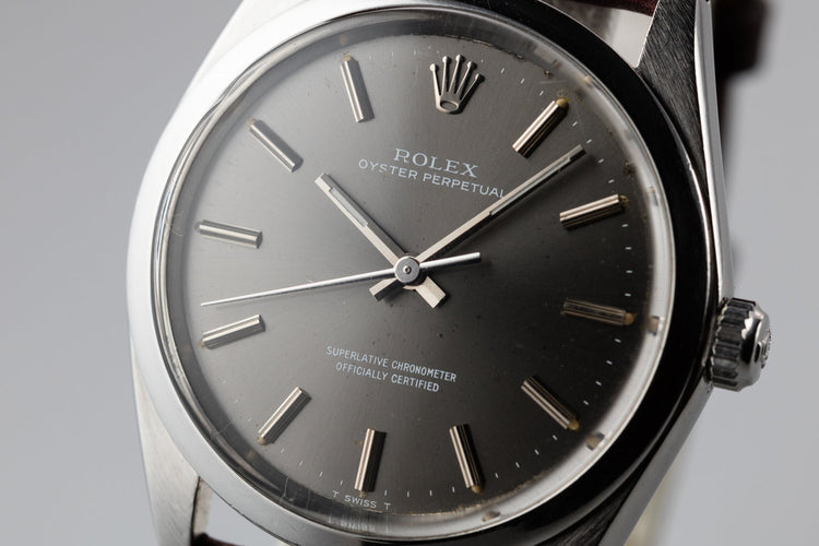 1968 Rolex Oyster Perpetual 1018 Grey Dial