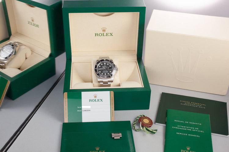 2014 Rolex Submariner 116610LN with Box and Papers