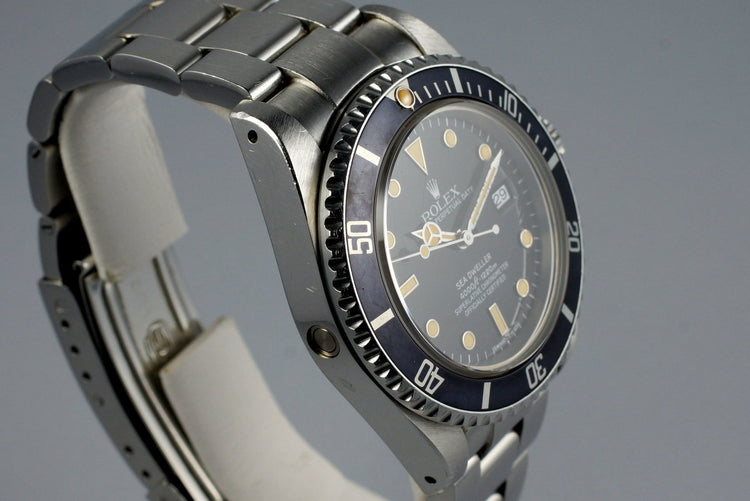 1984 Rolex Sea Dweller 16660 Spider Dial with Box and Papers