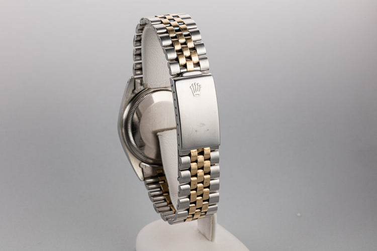 1972 Rolex Two-Tone DateJust 1601 Champagne Sigma Dial with Box and Papers