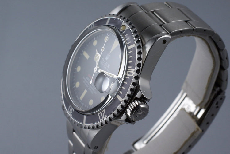 1972 Rolex Red Submariner 1680 Mark IV Dial