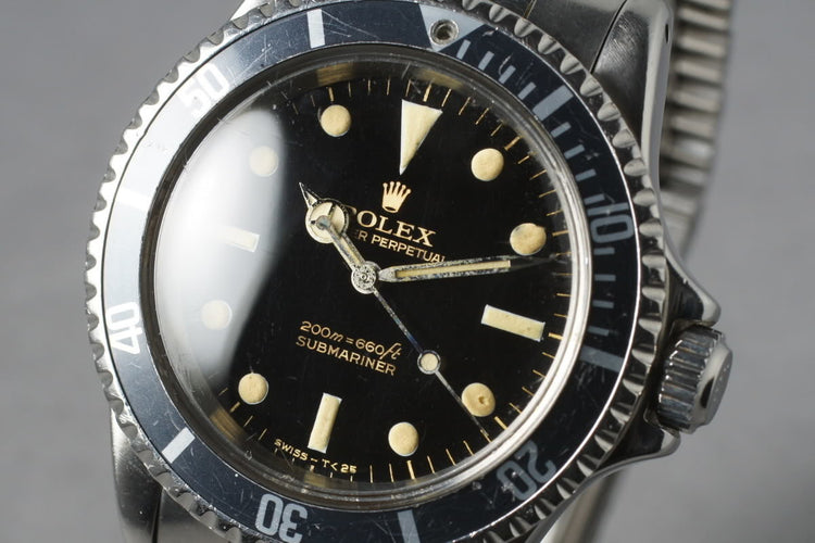 Rolex Submariner 5513 with Bart Simpson GILT Dial