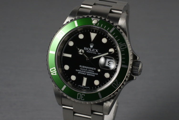 2007 Rolex Submariner 16610V with Box and Papers