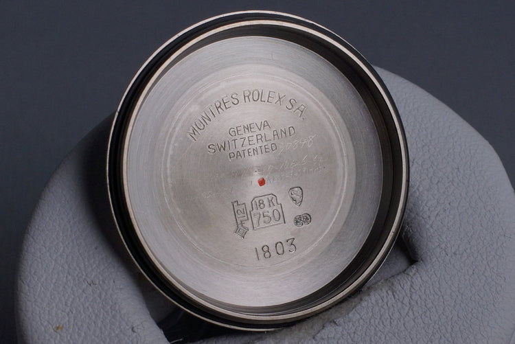 1978 Rolex WG Day-Date 1803 Silver Dial