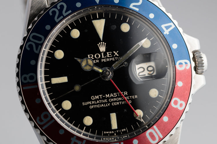 1966 Rolex GMT-Master 1675 Gilt Dial