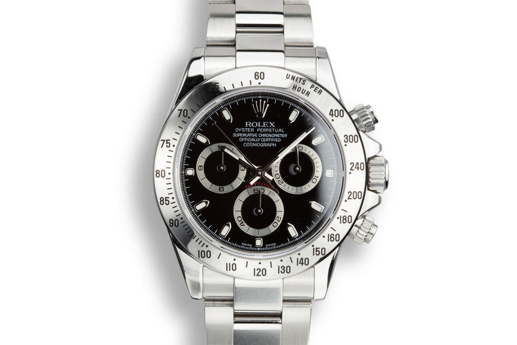 2005 Rolex Daytona 116520 Black Dial with Box and Papers