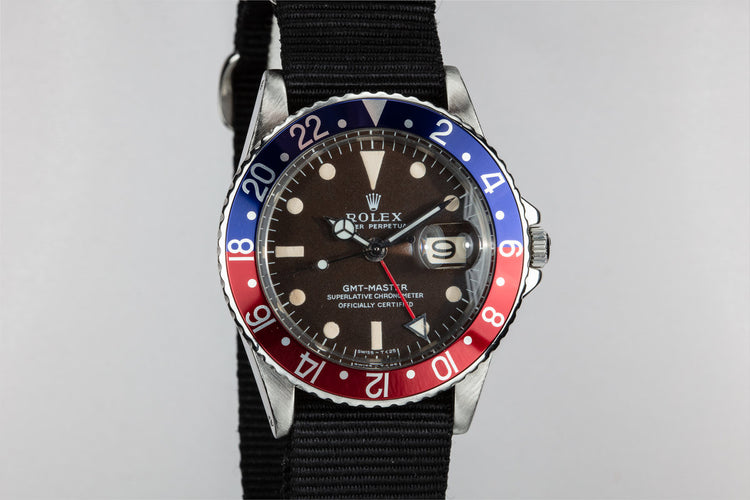 1967 Rolex GMT-Master 1675 Tropical brown Dial
