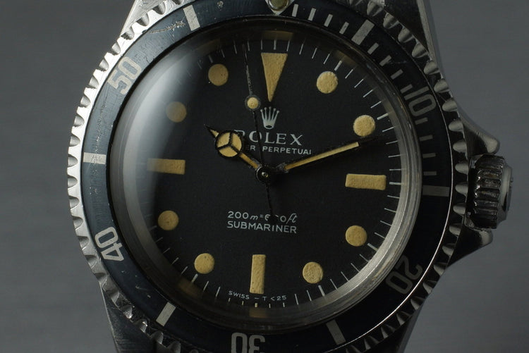 1967 Rolex Submariner 5513 Meters First with RSC Papers