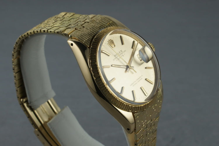 1965 Rolex 18K Date 1509 with Rare Rolex Band