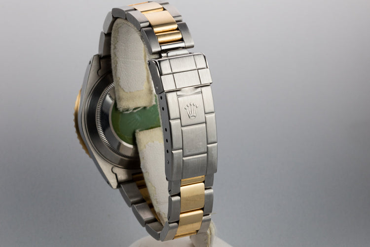 1991 Rolex Two-Tone Submariner 16613 Blue Dial