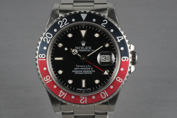 1990 Rolex GMT 16710 with Tiffany and Co. Dial