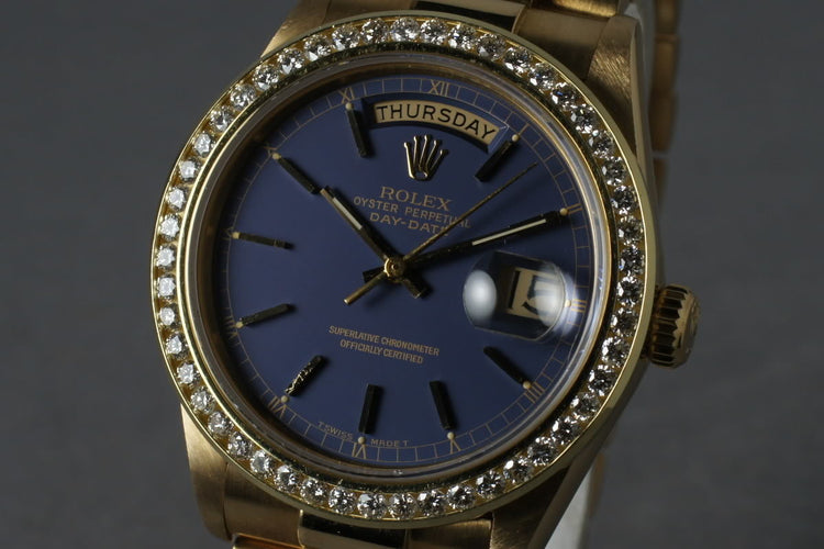 1982 President 18038 with Diamond Bezel