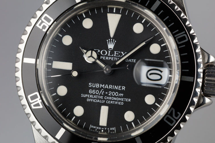 1978 Rolex Submariner 1680 with Box, Papers, and Service Papers