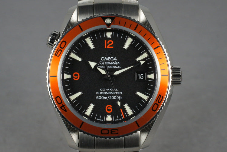 Omega Planet Ocean 2209.5 with Box and Papers