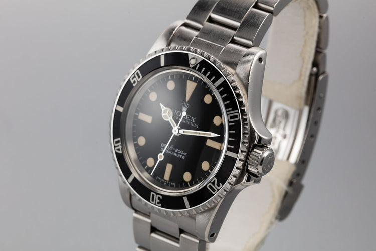 1978 Rolex Submariner 5513 with MK I Maxi Dial