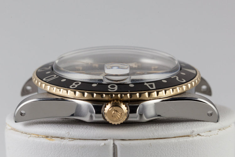 1979 Rolex Two Tone GMT 1675 Black Nipple Dial
