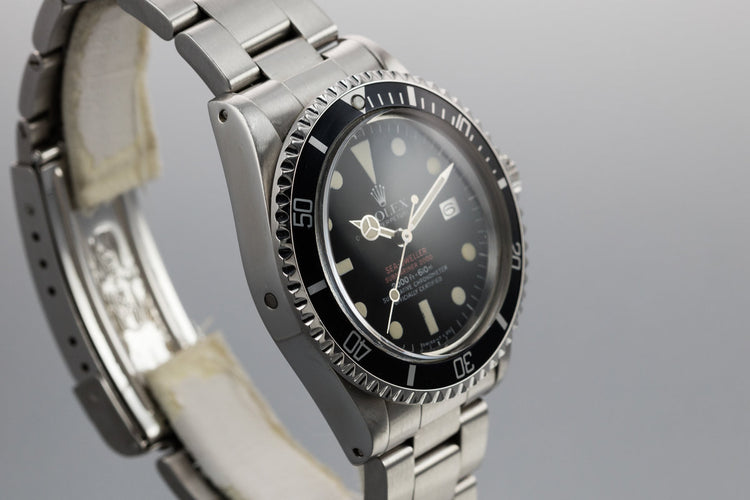 1975 Rolex Double Red Sea-Dweller 1665 MK IV Dial