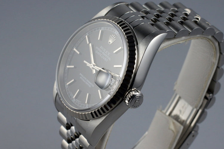 1995 Rolex DateJust 16234 Black Dial