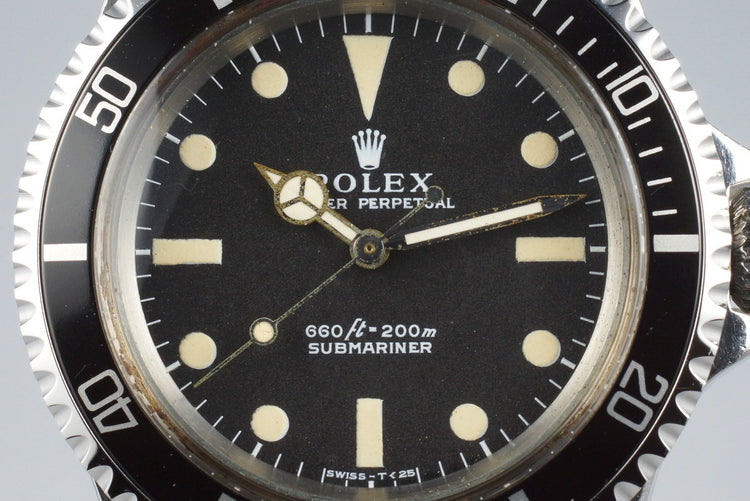 1970 Rolex Submariner 5513 with Serif Dial