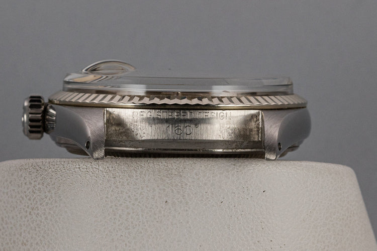 1963 Rolex DateJust 1601 SWISS Only Silver Dial with Papers