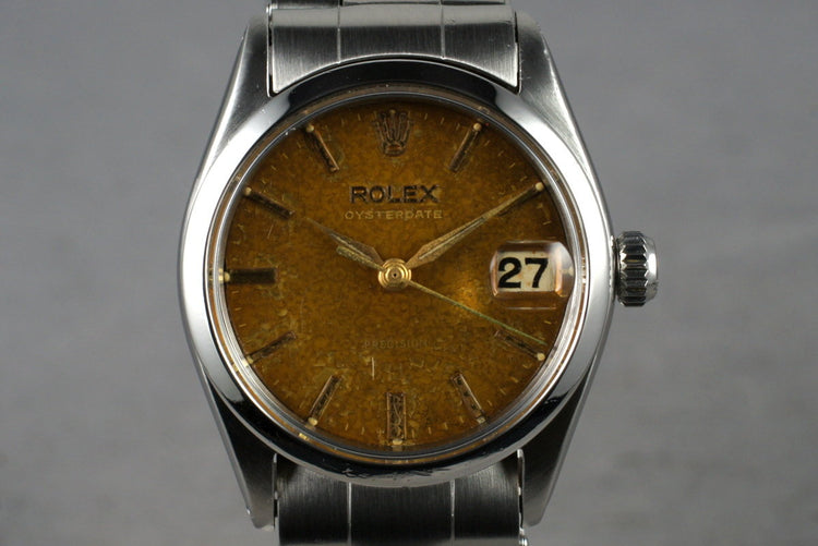 1960 Rolex OysterDate 6466 Tropical Dial