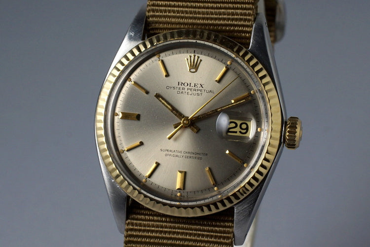 1969 Rolex Two Tone DateJust 1601 Gray Dial