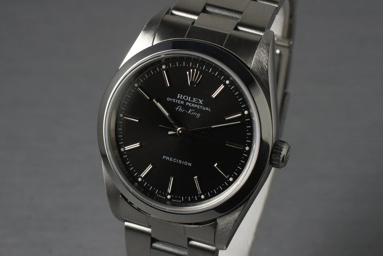 2003 Rolex Air King 14000M with Box and Papers