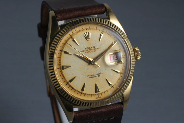 1954 Rolex 18K YG Datejust 6305-1