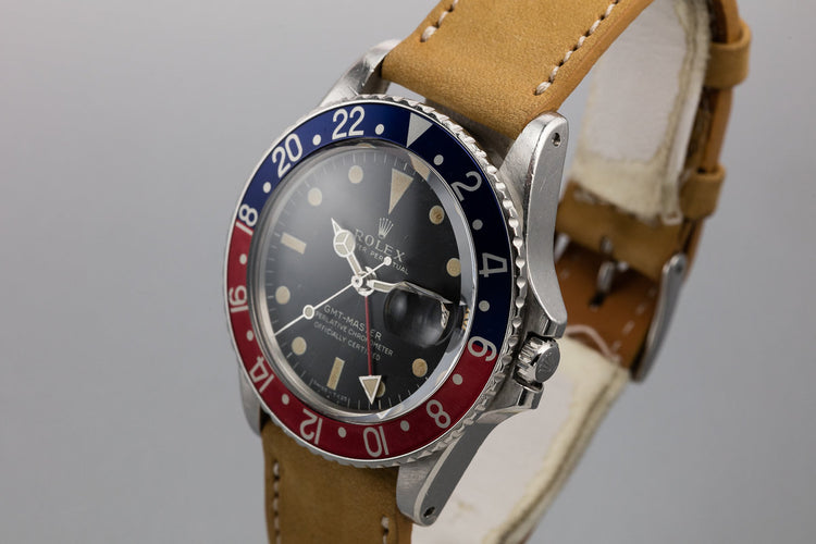 1970 Rolex GMT-Master 1675 with Service Papers