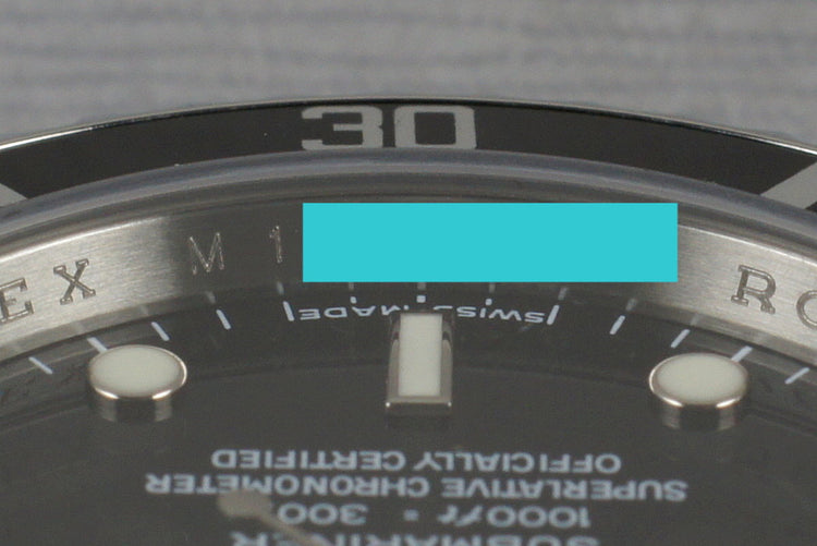 2007 Rolex Submariner 14060M with 4 Line Dial