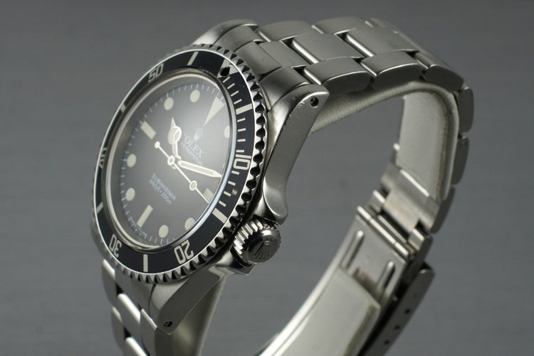 1983 Rolex Submariner 5513 with Mark V Maxi Dial
