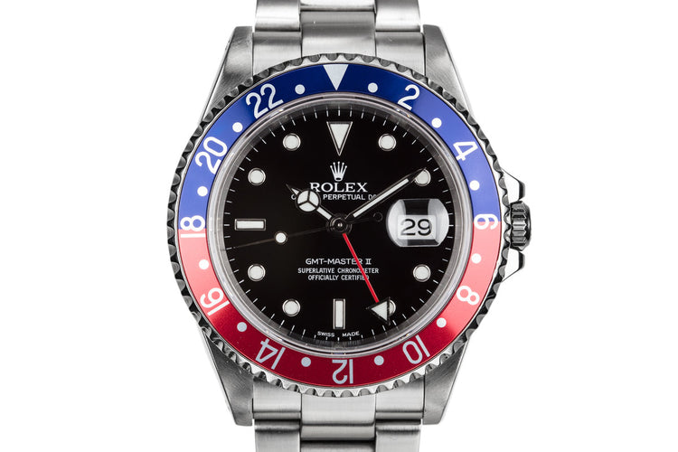 2001 Rolex GMT-Master II 16710 "Pepsi" with Box and Papers