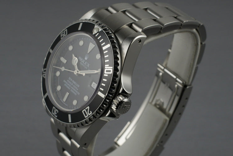 1991 Rolex Sea Dweller 16600 with Japanese RSC Papers