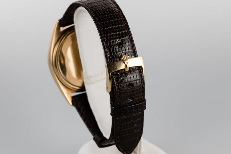 1963 Rolex 18K YG Day-Date 1803 Silver Dial