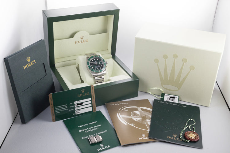 2010 Rolex Submariner 116610V "Hulk" with Box and Papers