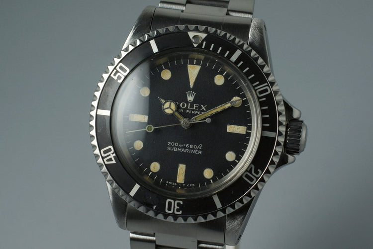 1968 Rolex Submariner 5513 Meters First